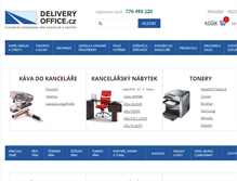 Tablet Screenshot of deliveryoffice.cz